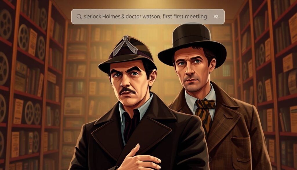 Смотреть онлайн бесплатно Шерлок Холмс и доктор Ватсон: Знакомство в хорошем качестве смотреть онлайн бесплатно Шерлок Холмс и доктор Ватсон: Знакомство - иллюстрация