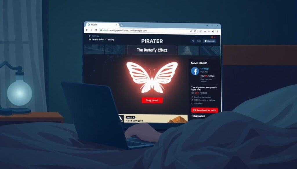 Смотреть онлайн бесплатно Эффект бабочки в хорошем качестве смотреть онлайн бесплатно Эффект бабочки - иллюстрация