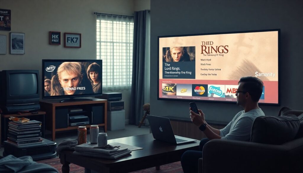 Смотреть онлайн бесплатно Властелин колец: Братство Кольца в хорошем качестве смотреть онлайн бесплатно Властелин колец: Братство Кольца - иллюстрация