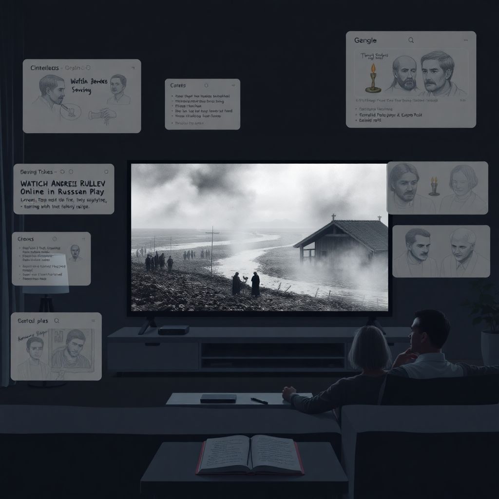 Смотреть онлайн бесплатно Андрей Рублев — фильм Тарковского в хорошем качестве смотреть онлайн бесплатно Андрей Рублев