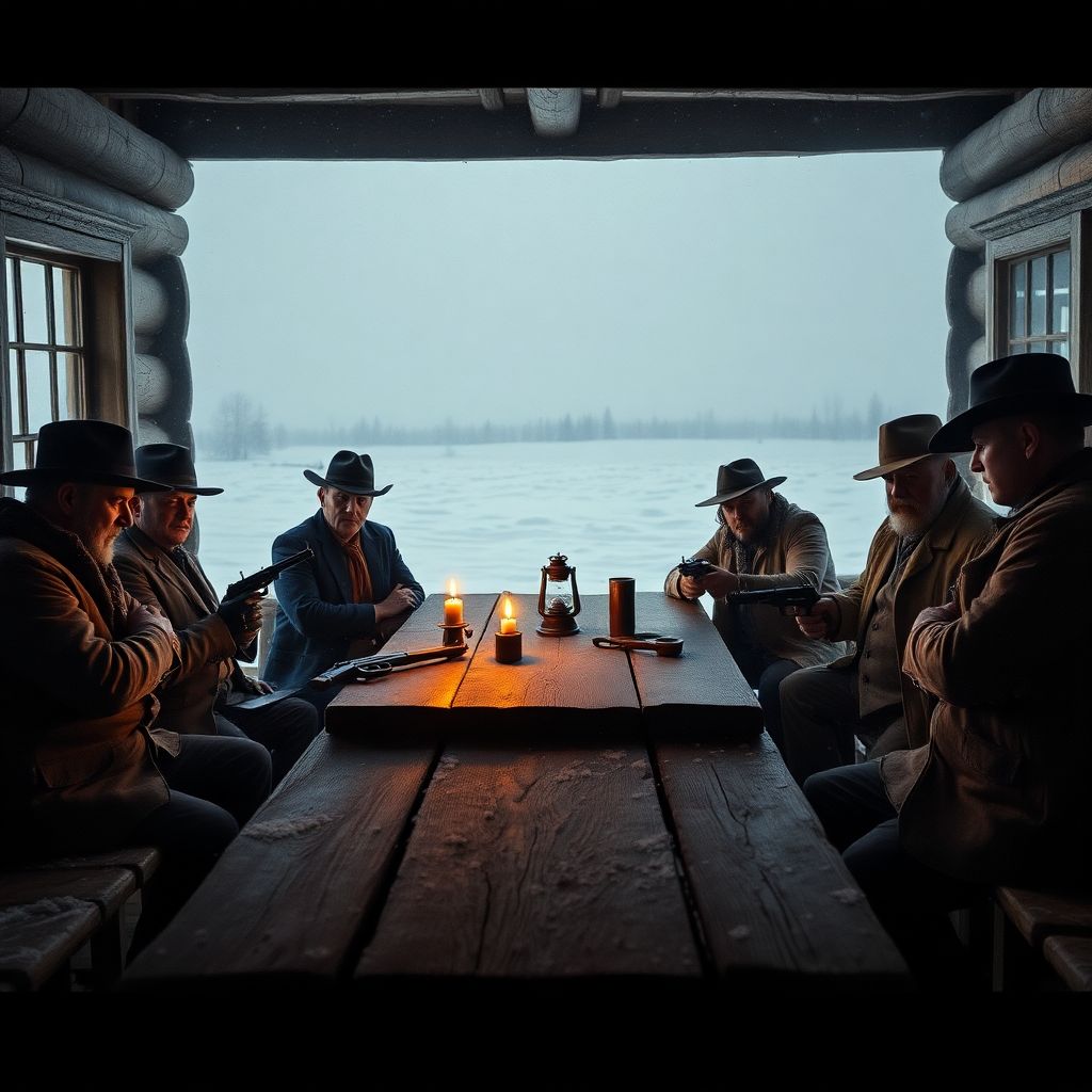 смотреть онлайн бесплатно Омерзительная восьмерка