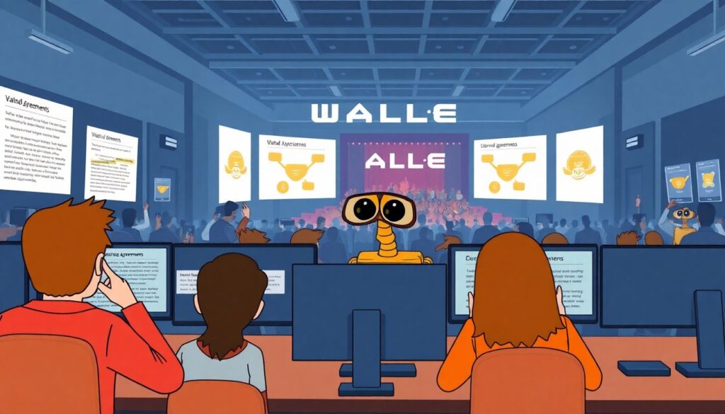 Смотреть онлайн бесплатно ВАЛЛ-И в хорошем качестве без регистрации смотреть онлайн бесплатно ВАЛЛ-И - иллюстрация