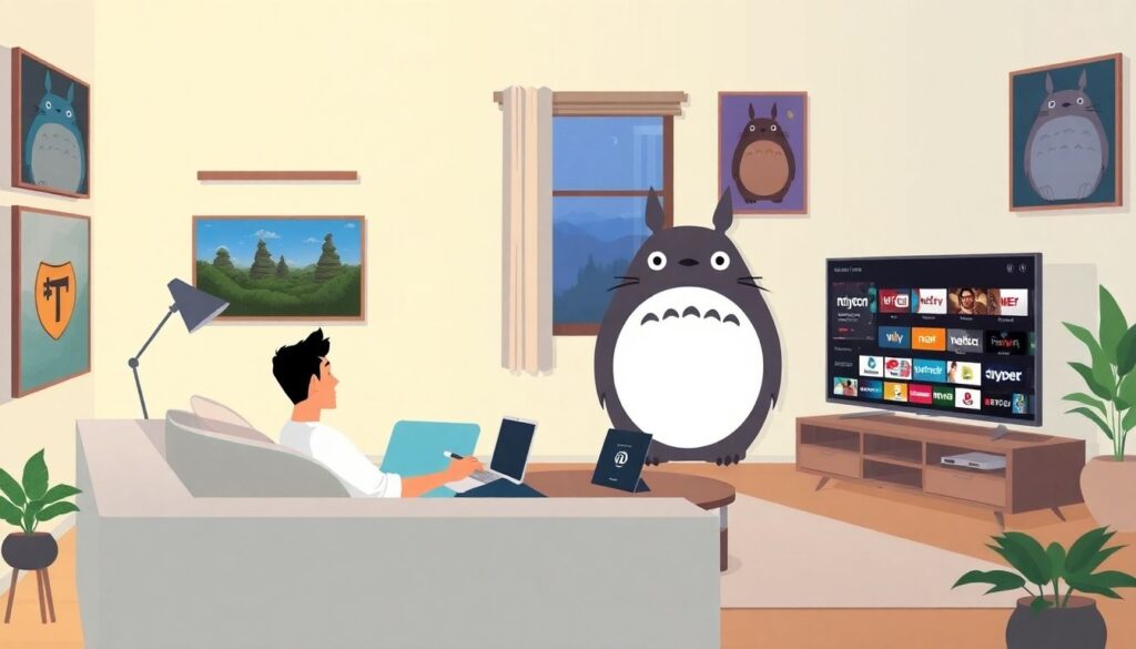 Смотреть онлайн бесплатно Мой сосед Тоторо в хорошем качестве смотреть онлайн бесплатно Мой сосед Тоторо - иллюстрация