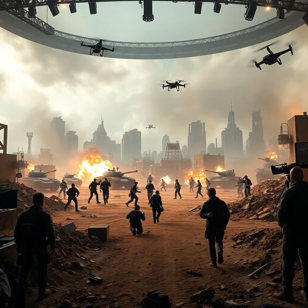 Как снимаются масштабные боевые сцены без тысяч статистов и танков: за кадром За кадром: как реально снимаются масштабные боевые сцены без тысяч статистов и танков