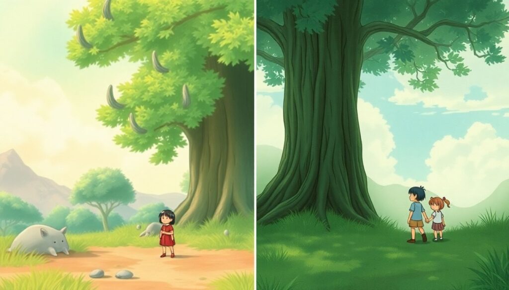 Смотреть онлайн бесплатно Мой сосед Тоторо в хорошем качестве смотреть онлайн бесплатно Мой сосед Тоторо - иллюстрация