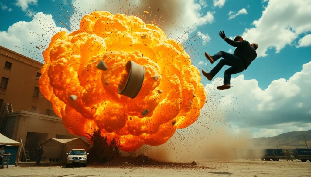 Секреты съемочной площадки: зрелищные сцены без дорогой графики Секреты съёмочной площадки: как создают зрелищные сцены без дорогой графики - иллюстрация