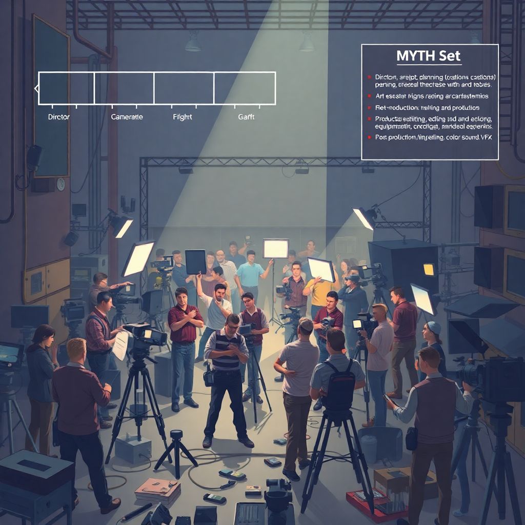 10 мифов о работе на съёмочной площадке: что на самом деле происходит за кадром