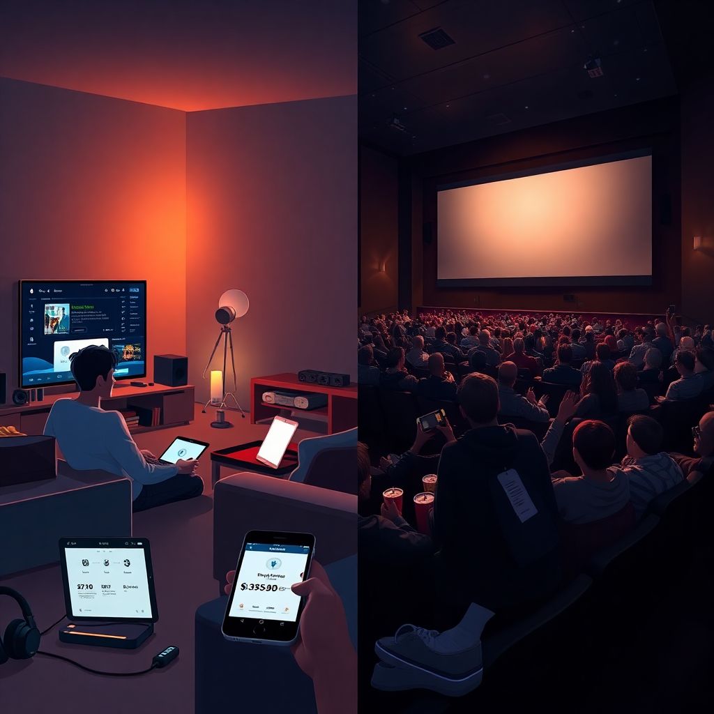 Стриминг против кинотеатров: цифры, мнения и чувства зрителей Стриминг против кинотеатров: что говорят цифры и что чувствуют зрители