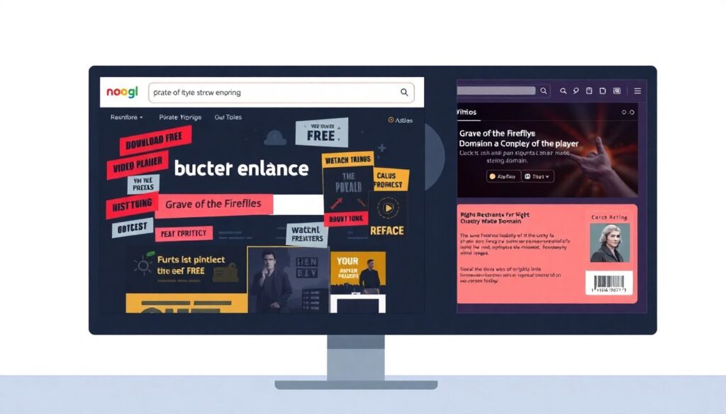 Смотреть онлайн бесплатно Могила светлячков в хорошем качестве смотреть онлайн бесплатно Могила светлячков - иллюстрация