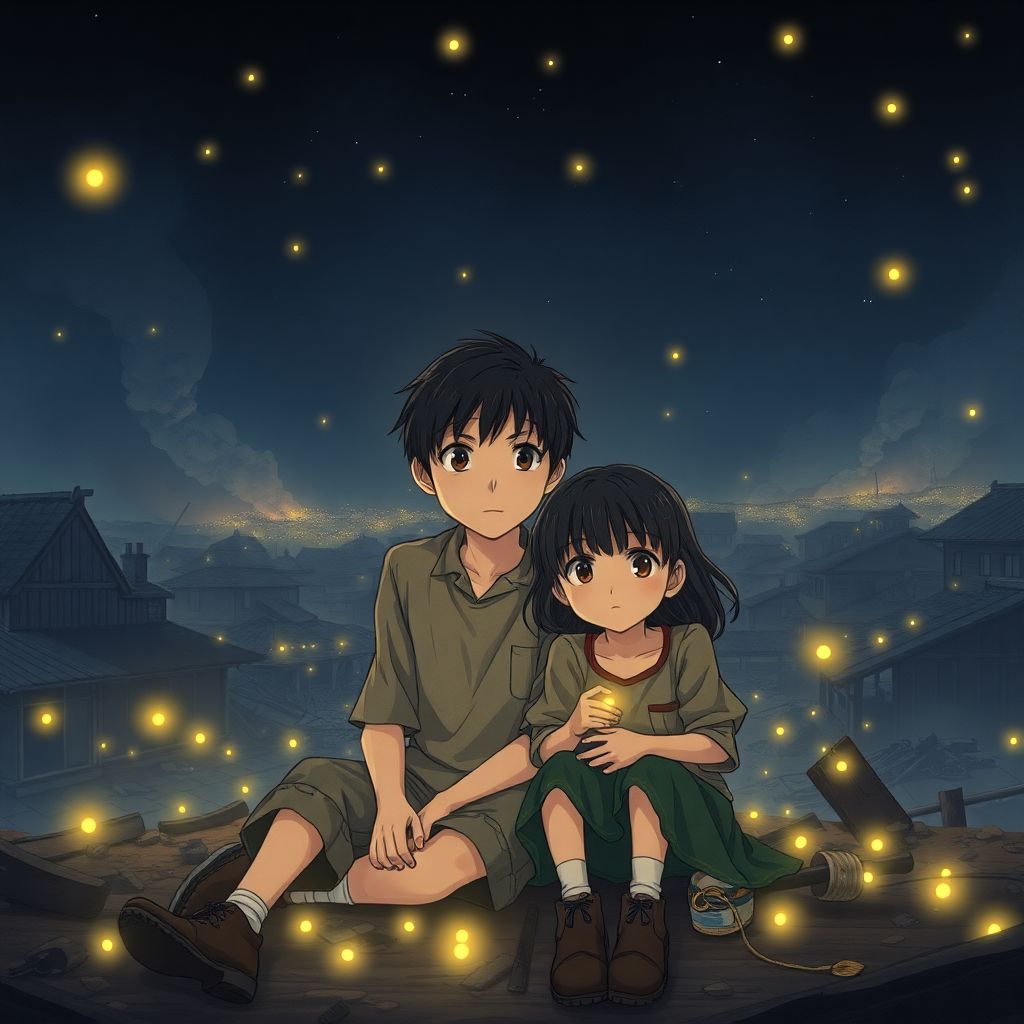 Смотреть онлайн бесплатно Могила светлячков в хорошем качестве смотреть онлайн бесплатно Могила светлячков